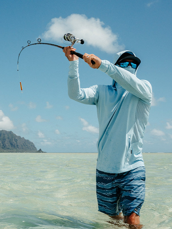 UPF performance fishing apparel lifestyle