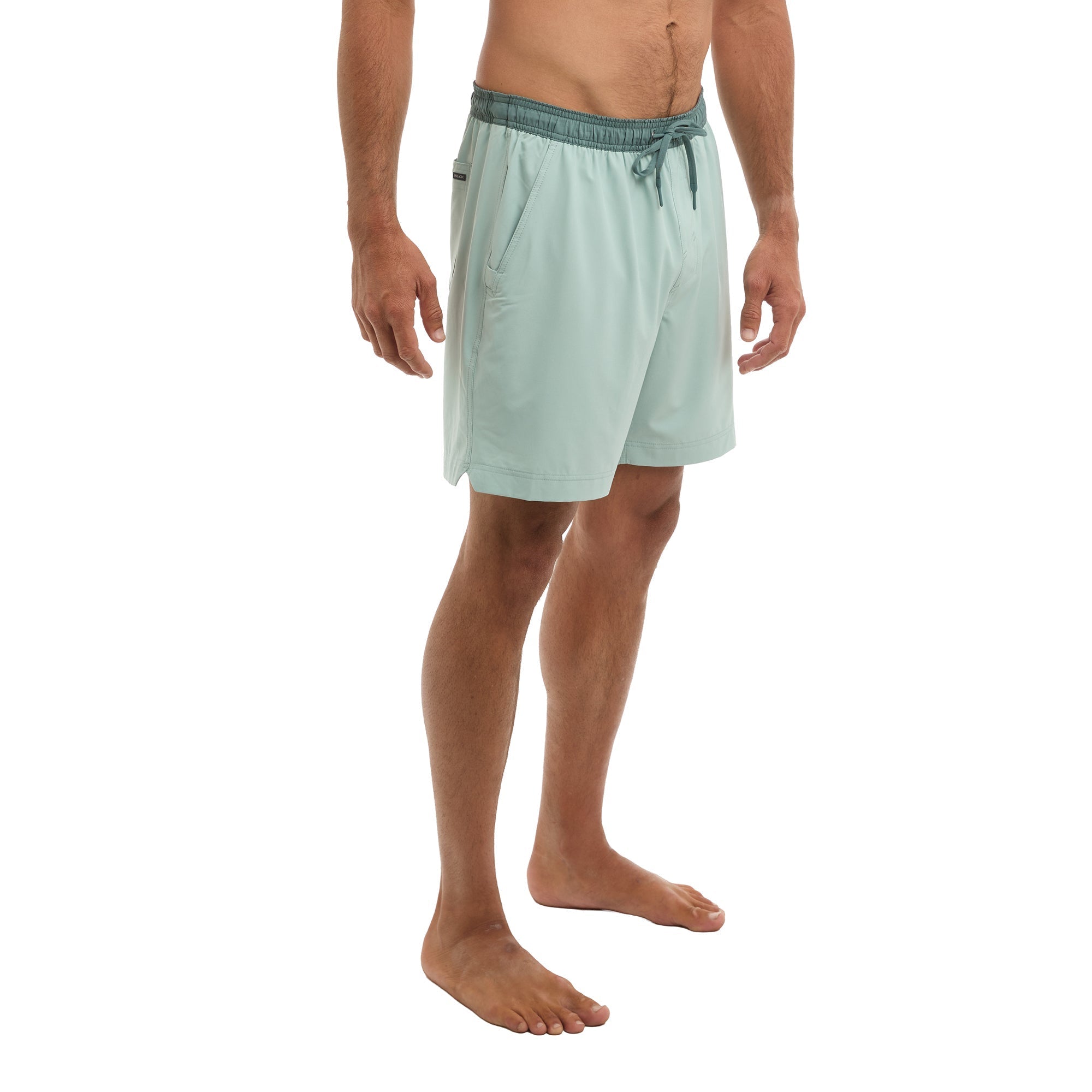 Pelagic Lei Day Elastic Lined 17" - Solid - SAGE (2)