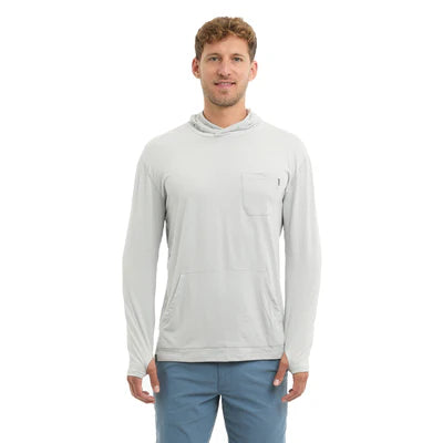 Pelagic FreeSpool Hooded - Solid - LIGHT GREY (3)