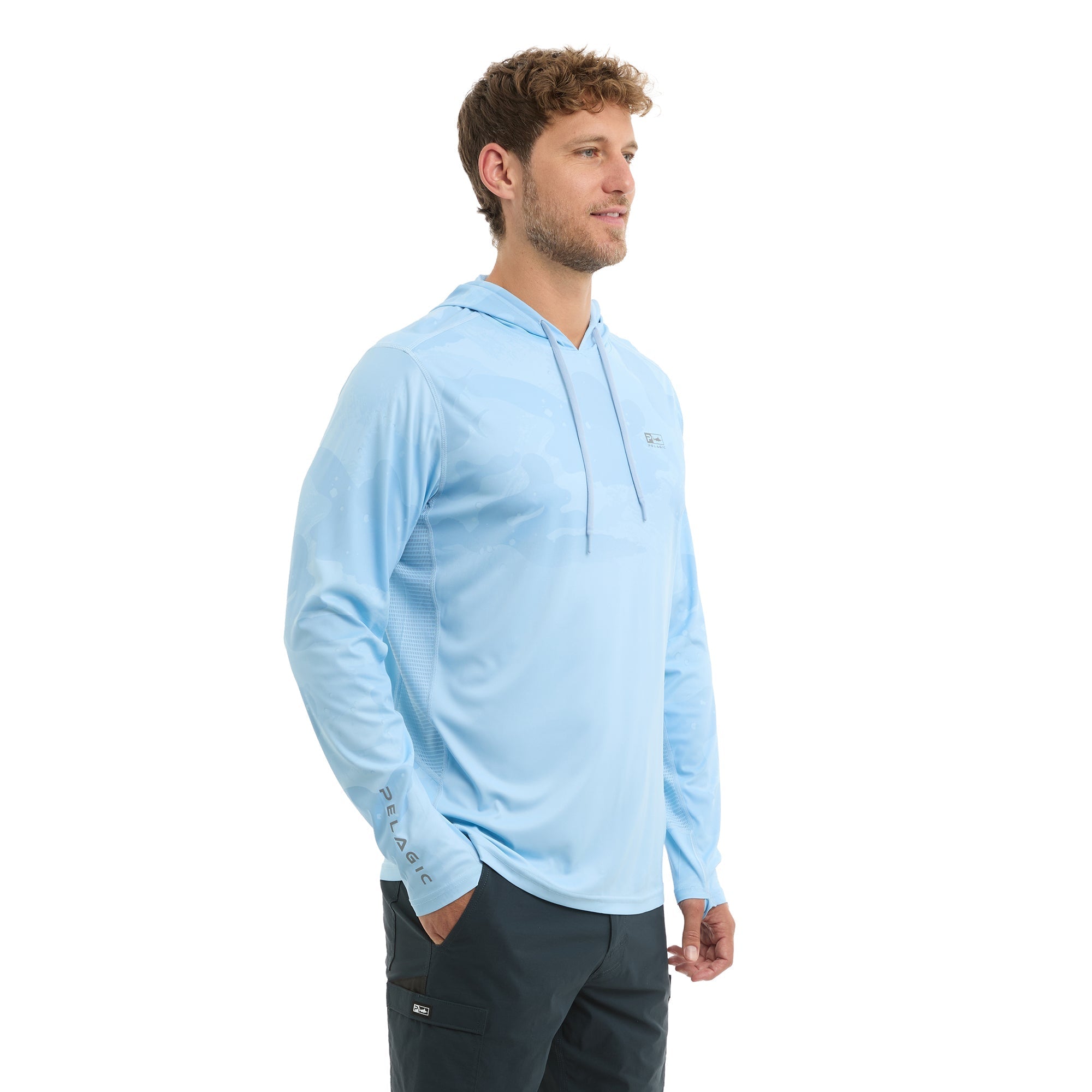 Pelagic Vaportek Hooded - Brush Camo (Fade) - LIGHT BLUE (3)