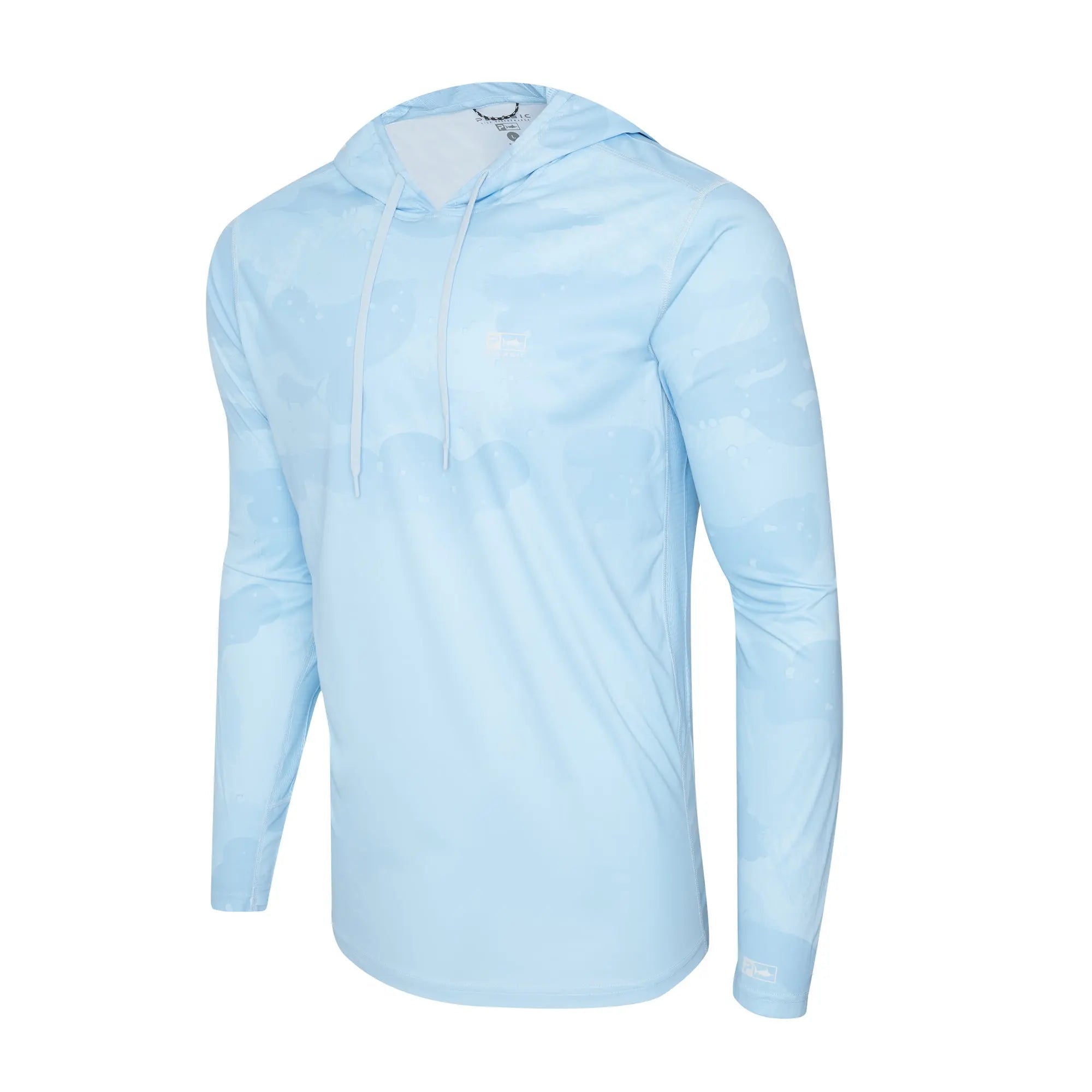 Pelagic Vaportek Hooded - Brush Camo (Fade) - LIGHT BLUE (7)