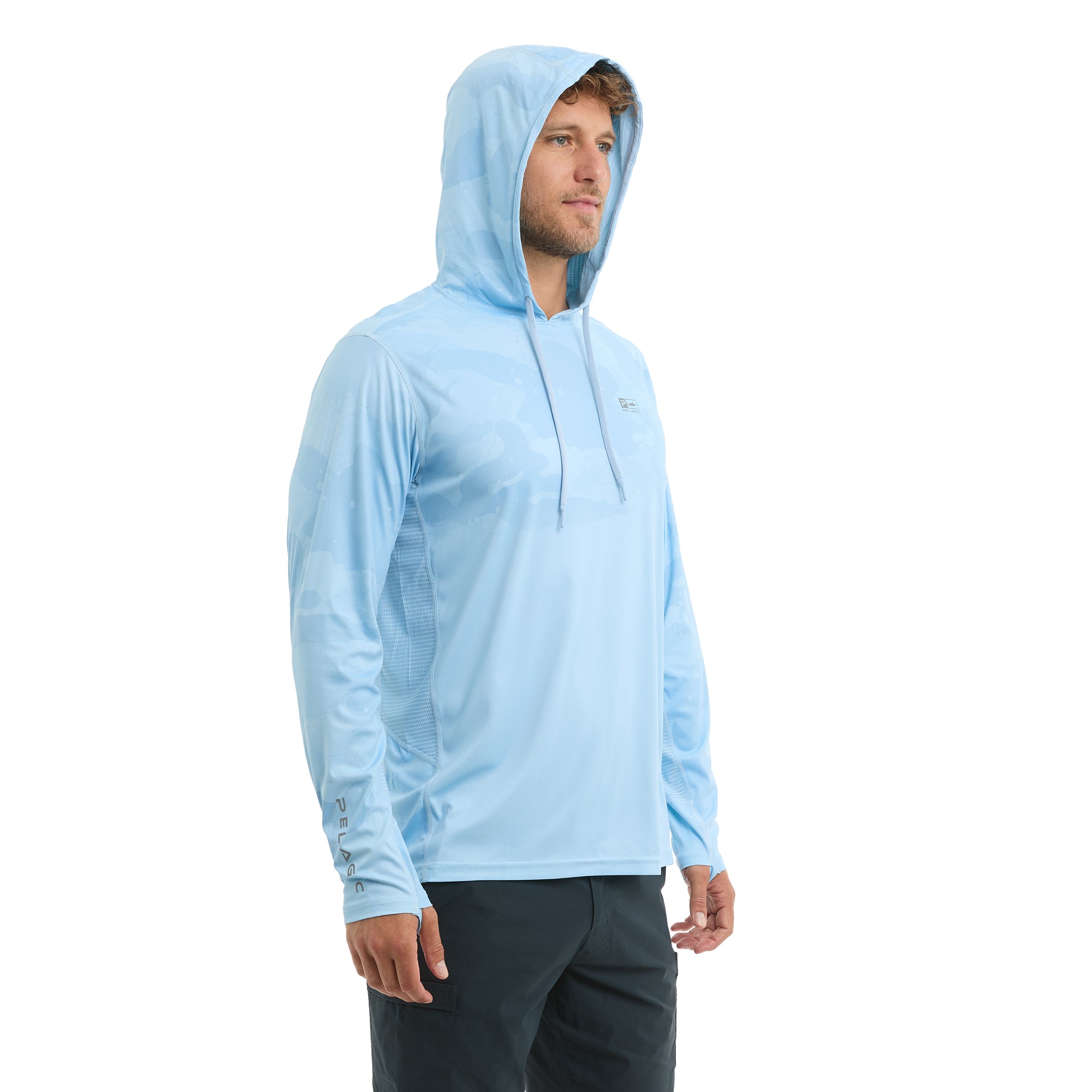 Pelagic Vaportek Hooded - Brush Camo (Fade) - LIGHT BLUE (2)