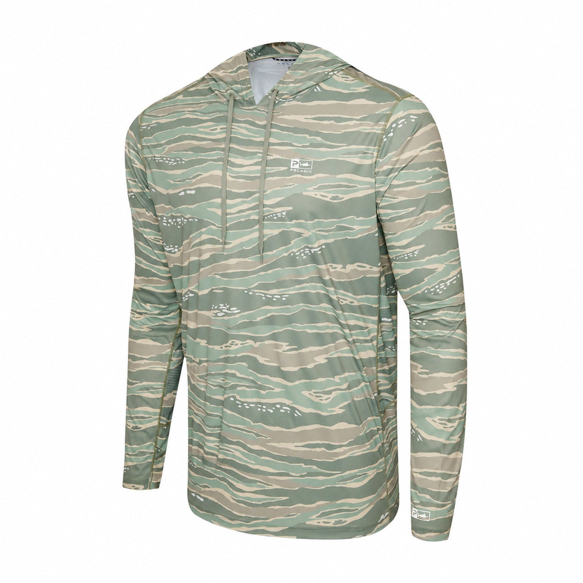 Pelagic Vaportek Hooded - Wahoo Camo - MANGROVE (1)