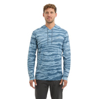 Pelagic Vaportek Hooded - Wahoo Camo - PETROL (8)