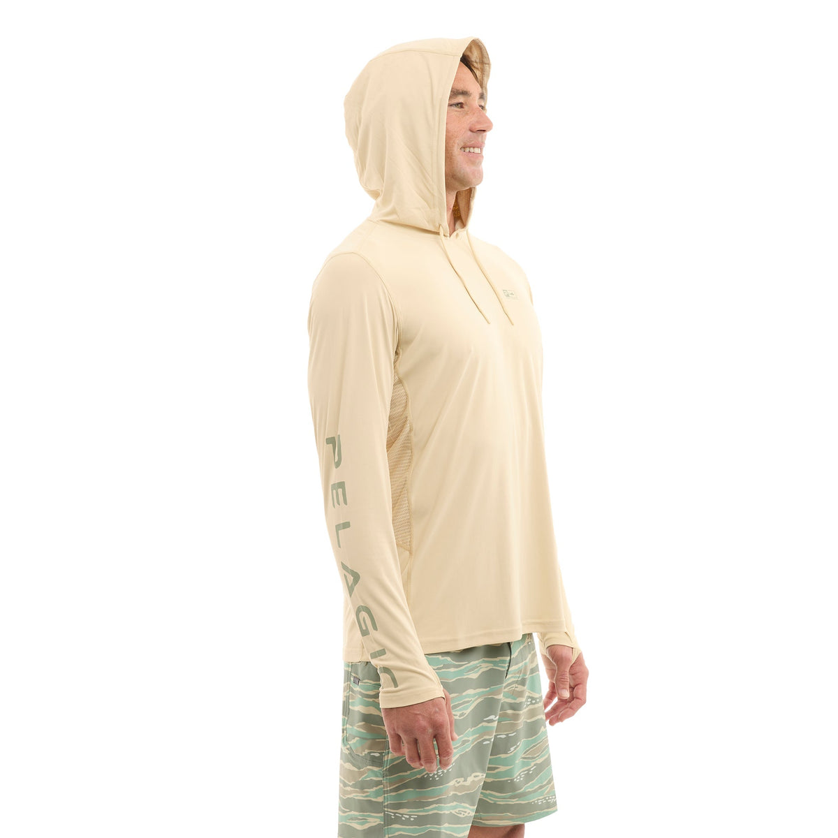 Pelagic Vaportek Hooded - Rusted Icon - SAND (8)
