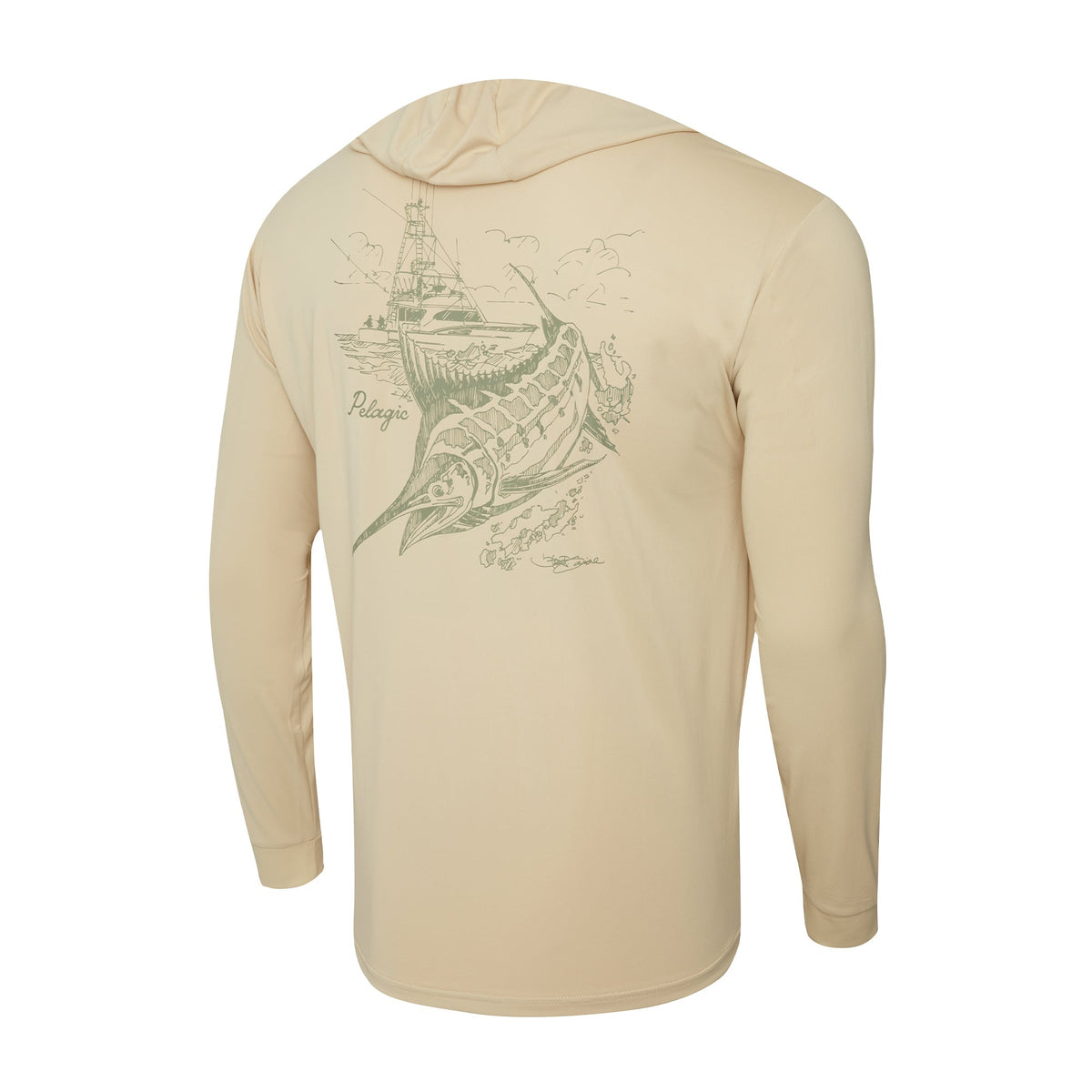 Pelagic Aquatek Hooded - SG Hook Up Sketch - SAND (1)