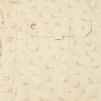 Pelagic Keys S/S Shirt - Tiny Boats - SAND (8)
