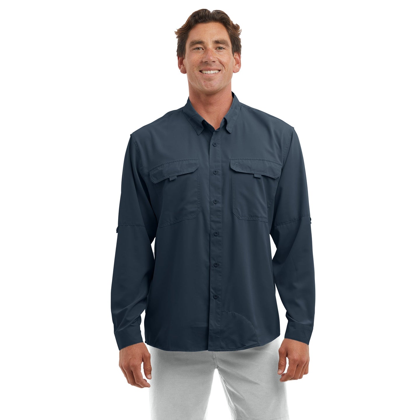 Pelagic Keys L/S Fishing Shirt - DARK NAVY (2)