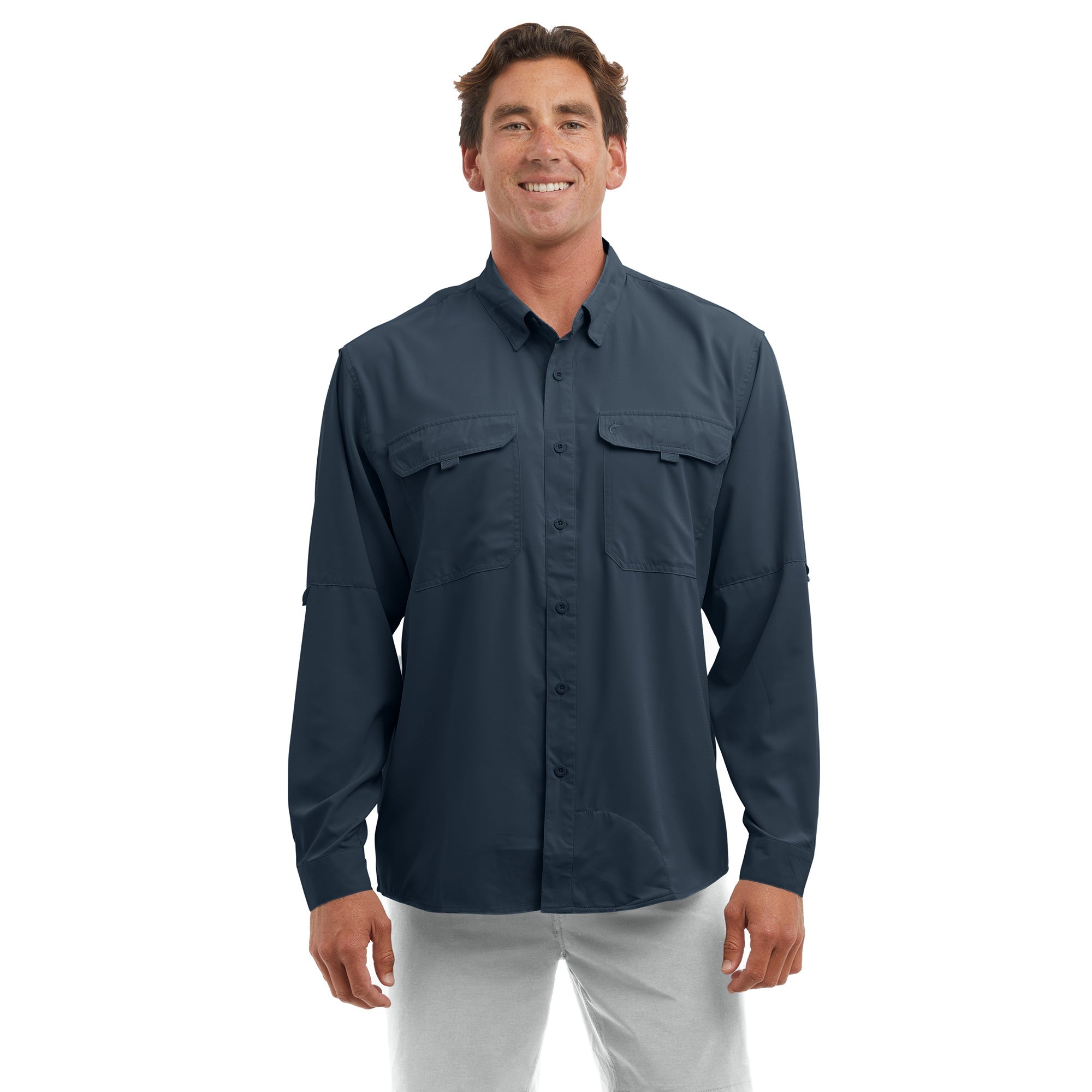 Pelagic Keys L/S Fishing Shirt - DARK NAVY (2)
