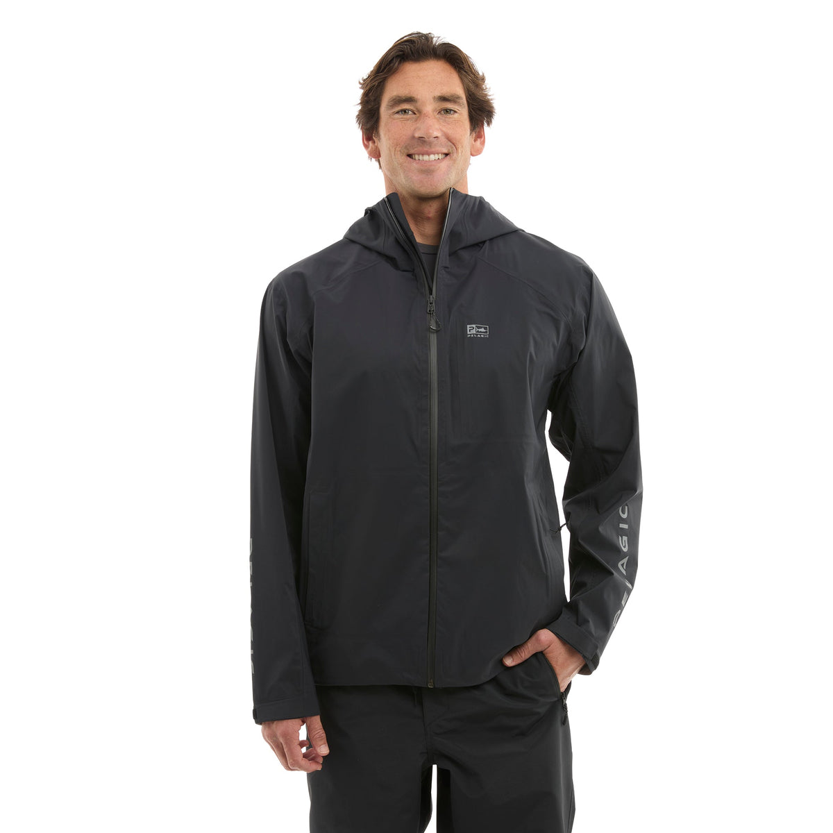 Pelagic Gail Force Shell Jacket - BLACK (2)