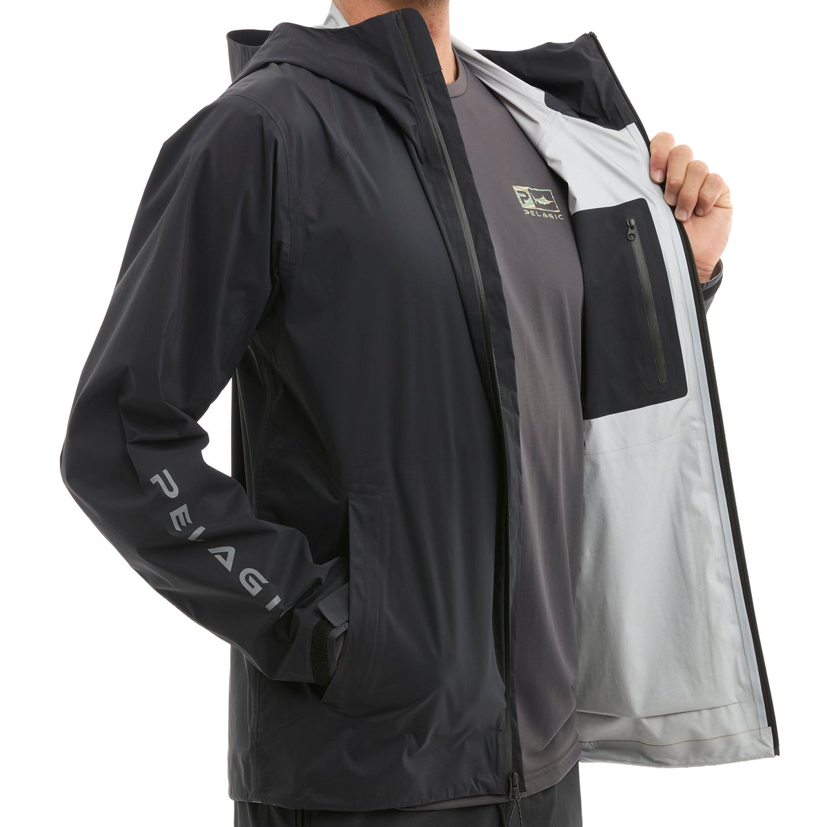 Pelagic Gail Force Shell Jacket - BLACK (10)