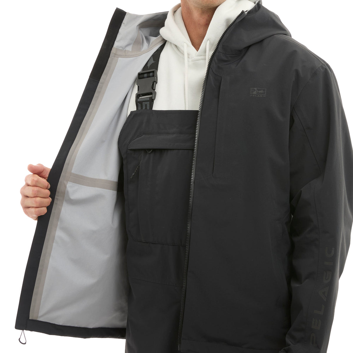 Pelagic Cyclone Shell Jacket - BLACK (8)