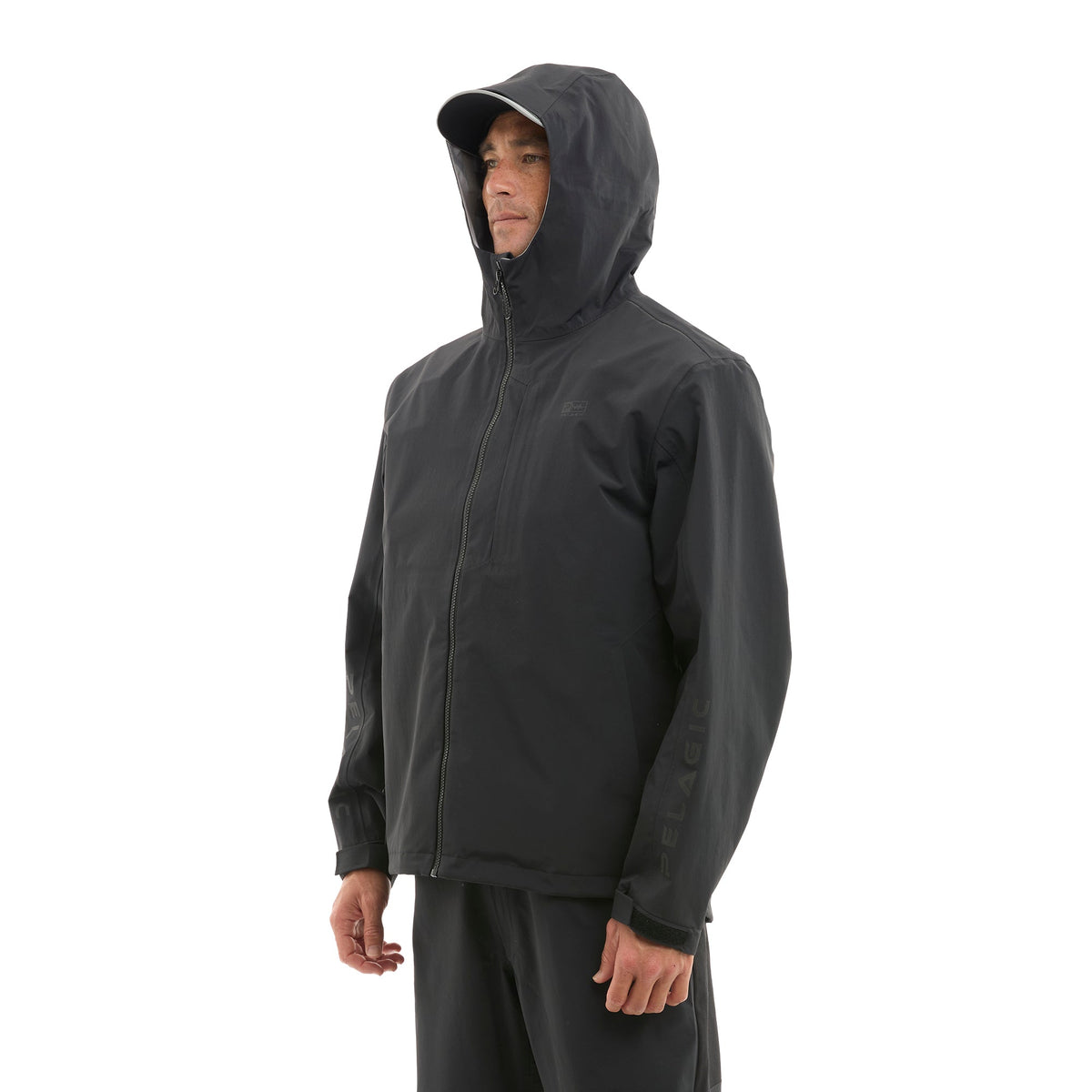 Pelagic Cyclone Shell Jacket - BLACK (6)