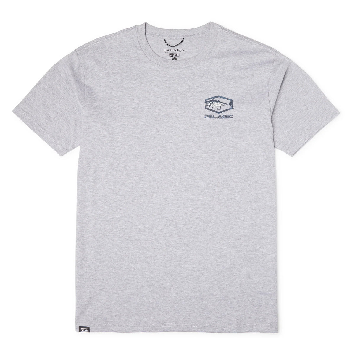 Pelagic Prem Tee - Target BFT - HEATHER GRAY (6)