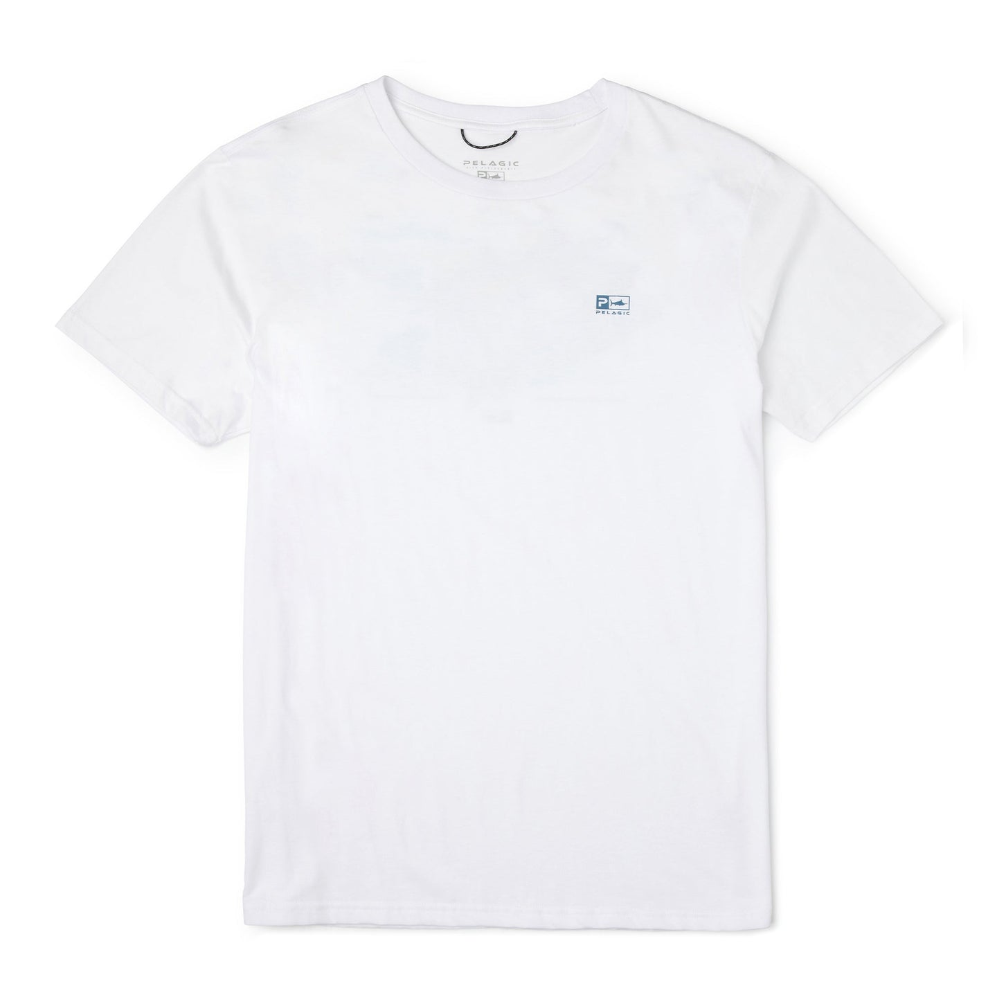 Pelagic Goione Tuna premium tee, white – back