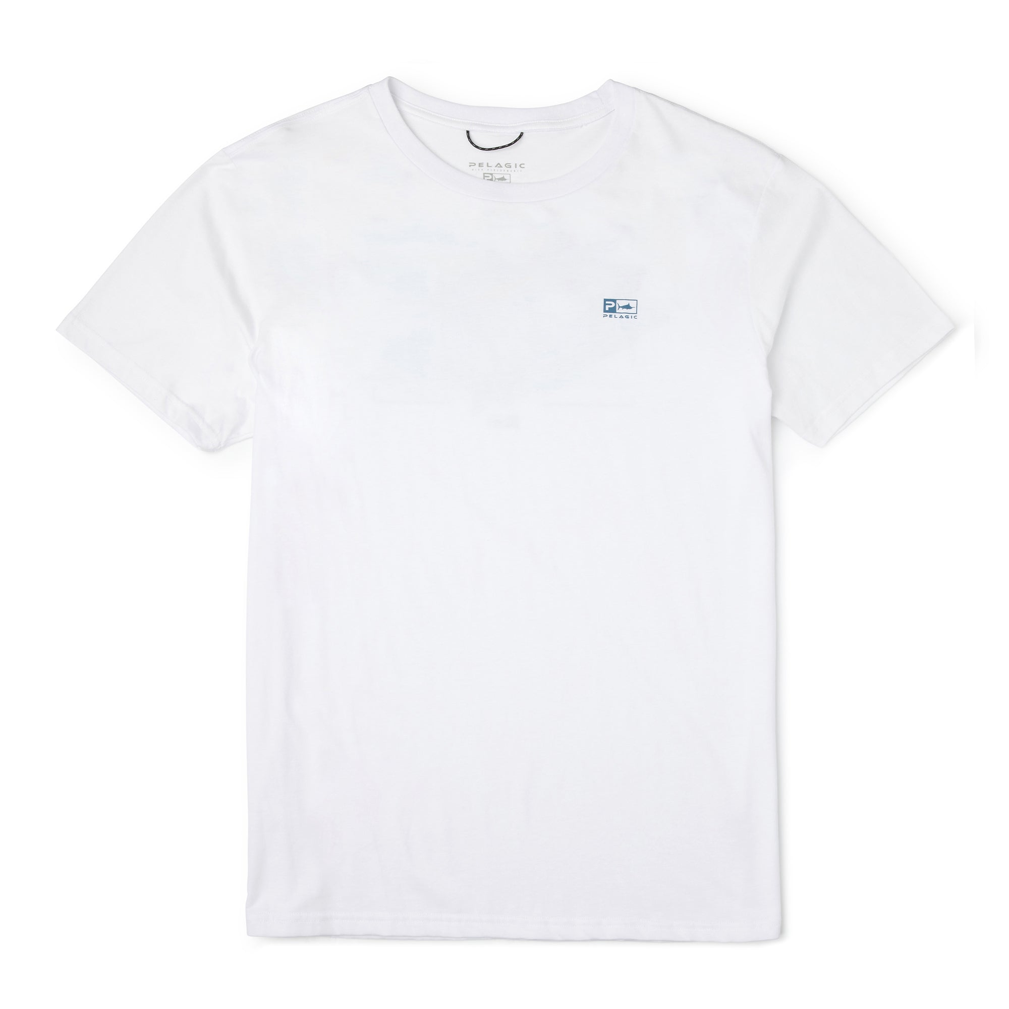 Pelagic Goione Tuna premium tee, white – back