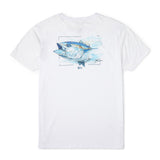 Pelagic Goione Tuna premium tee, white – front