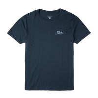 Pelagic Wahoo Icon premium tee, dark navy – back