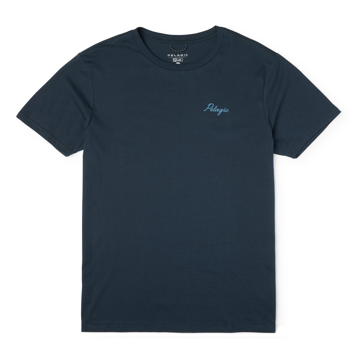 Prem Tee - Line In - Dark Navy — lifestyle view