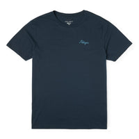 Prem Tee - Line In - Dark Navy — lifestyle view