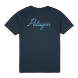 Prem Tee - Line In - Dark Navy — front view