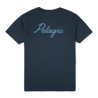 Prem Tee - Line In - Dark Navy — front view