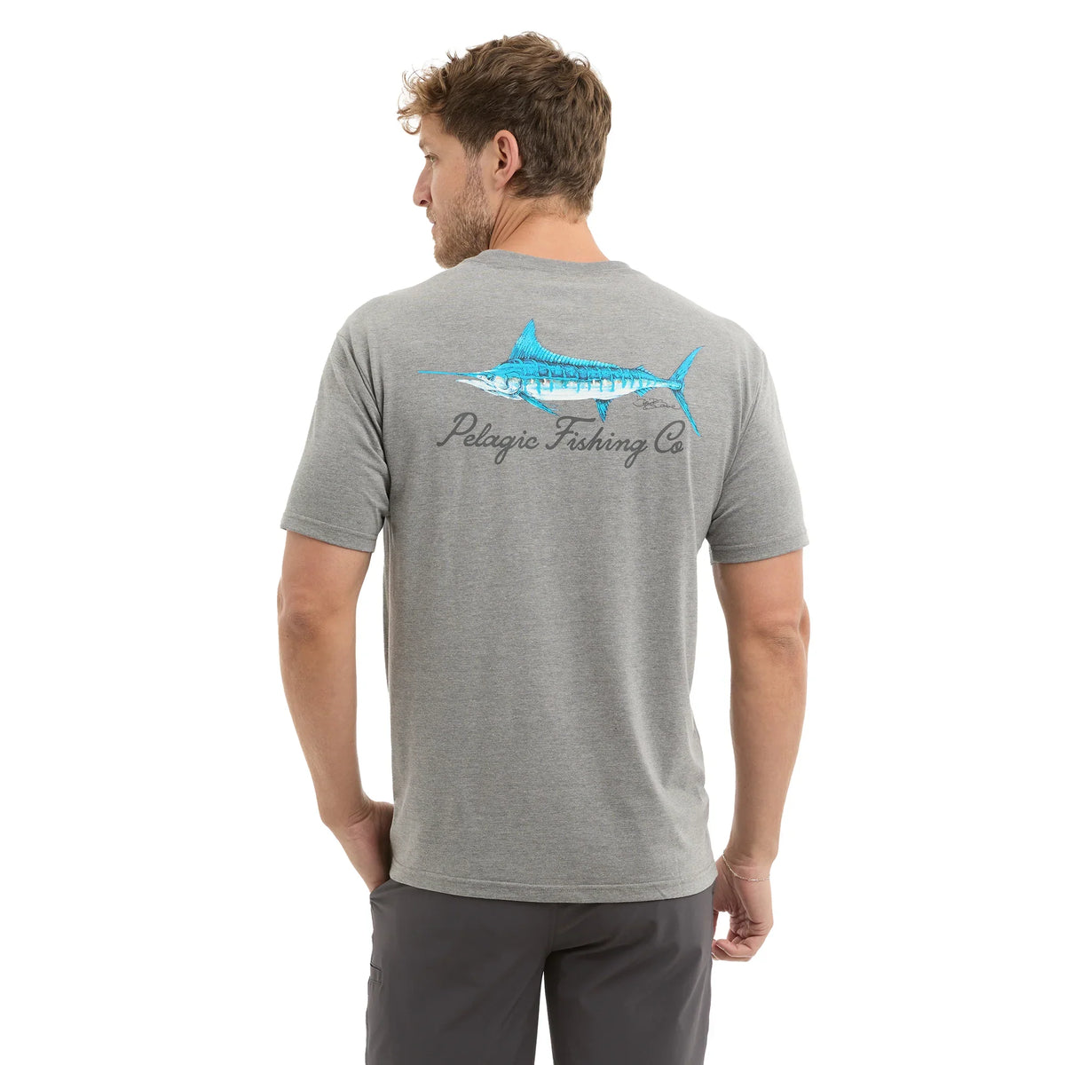 Pelagic Prem Triblend - Goione Marlin - HEATHER GRAY (3)