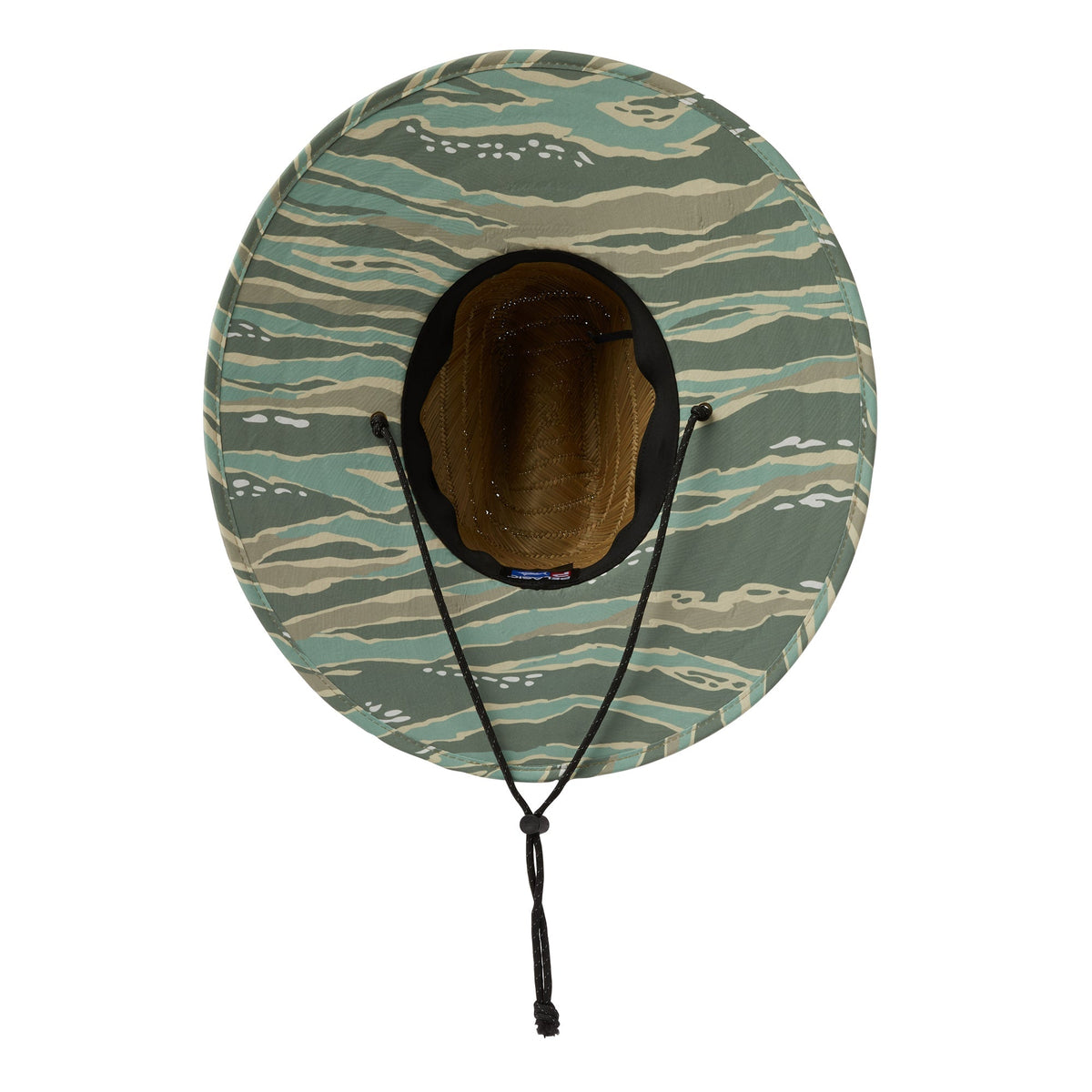 Pelagic Baja Straw Hat - Wahoo Camo - MANGROVE (2)