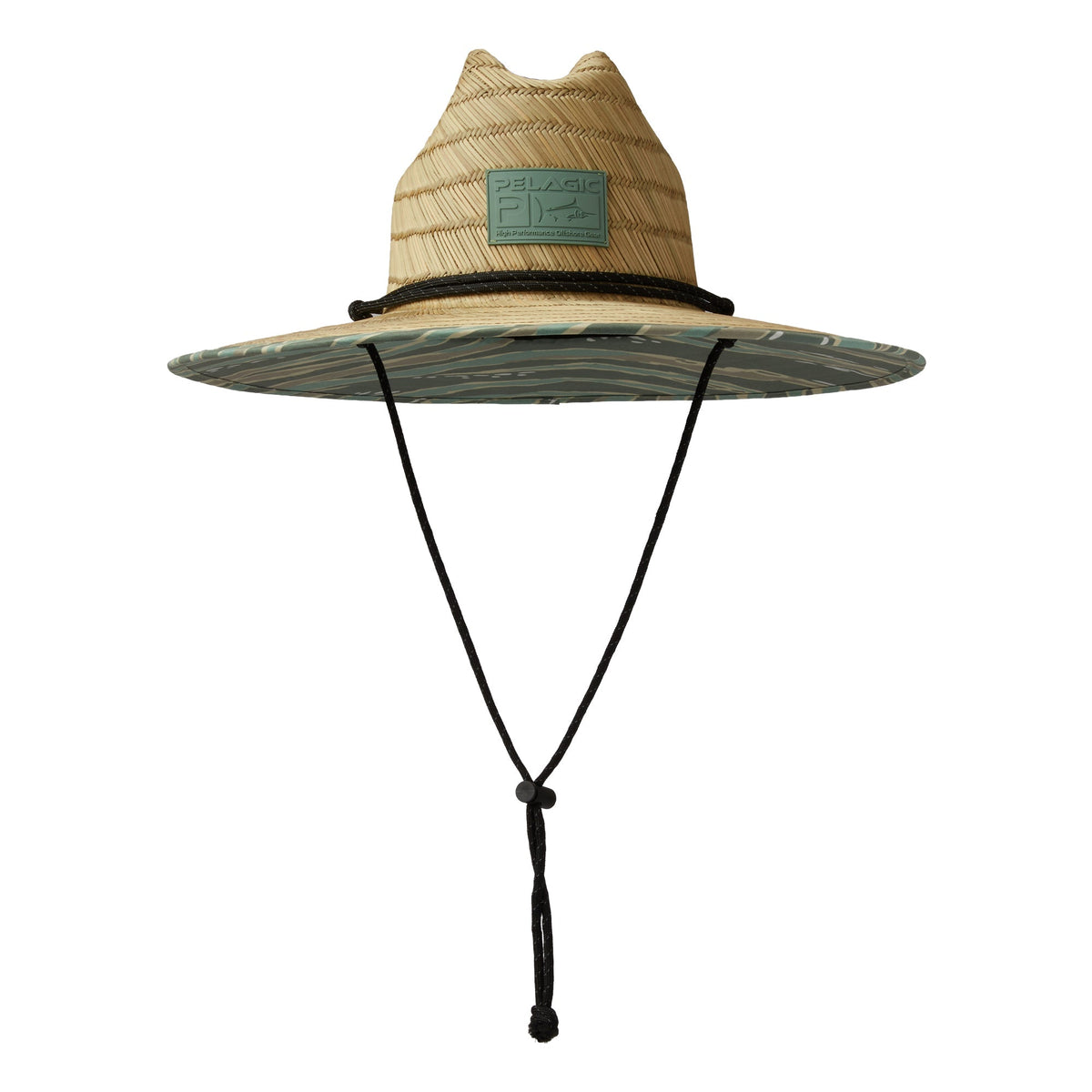 Pelagic Baja Straw Hat - Wahoo Camo - MANGROVE (1)