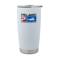 Pelagic Deluxe 20oz tumbler, white