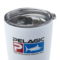 Pelagic Deluxe 20oz tumbler, white – detail