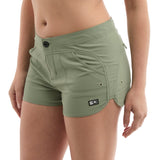 Pelagic Womens Moana Hybrid Short - MANGROVE (6)