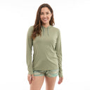 Pelagic Womens VaporTek Hooded - Solid - MANGROVE (1)