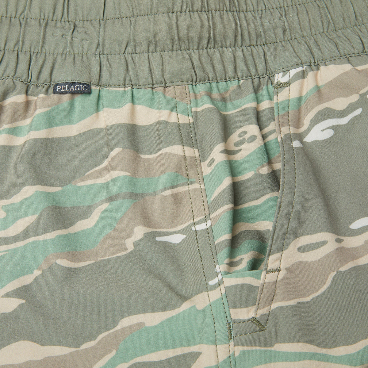 Pelagic Womens Lei Day Lined - Wahoo Camo - MANGROVE (8)