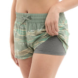 Pelagic Womens Lei Day Lined - Wahoo Camo - MANGROVE (3)