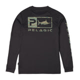 Pelagic Aquatek Youth - Wahoo Icon - GRAPHITE (1)