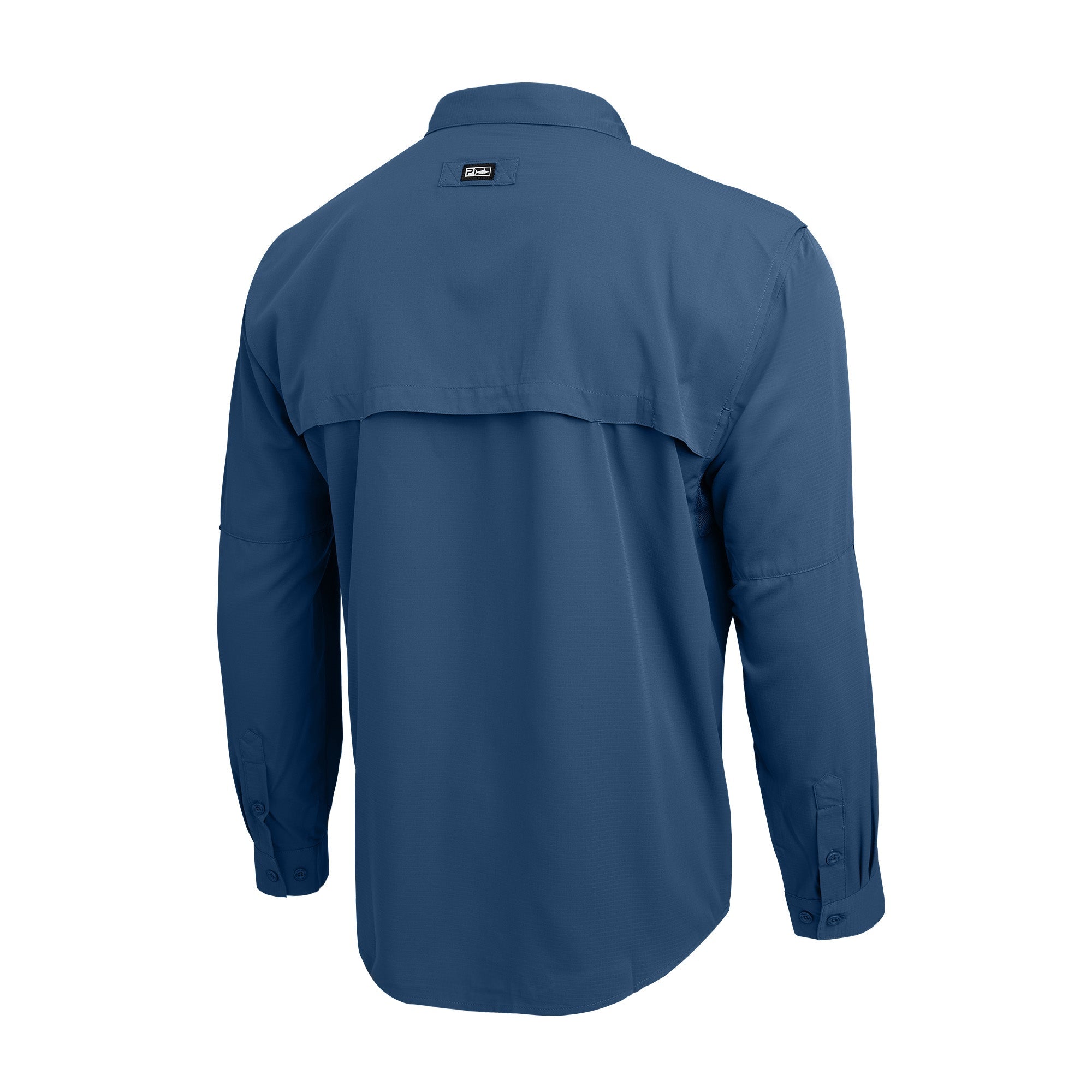 Pelagic Keys L/S Fishing Shirt, Abyss – back
