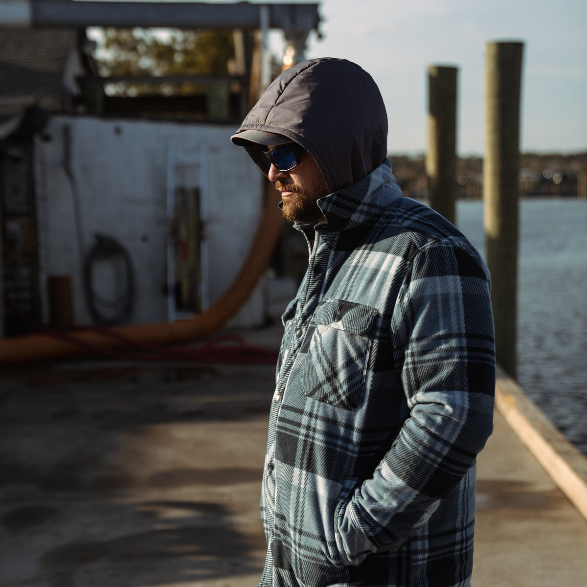 Pelagic Anacapa Hooded Fleece - NAVY (5)