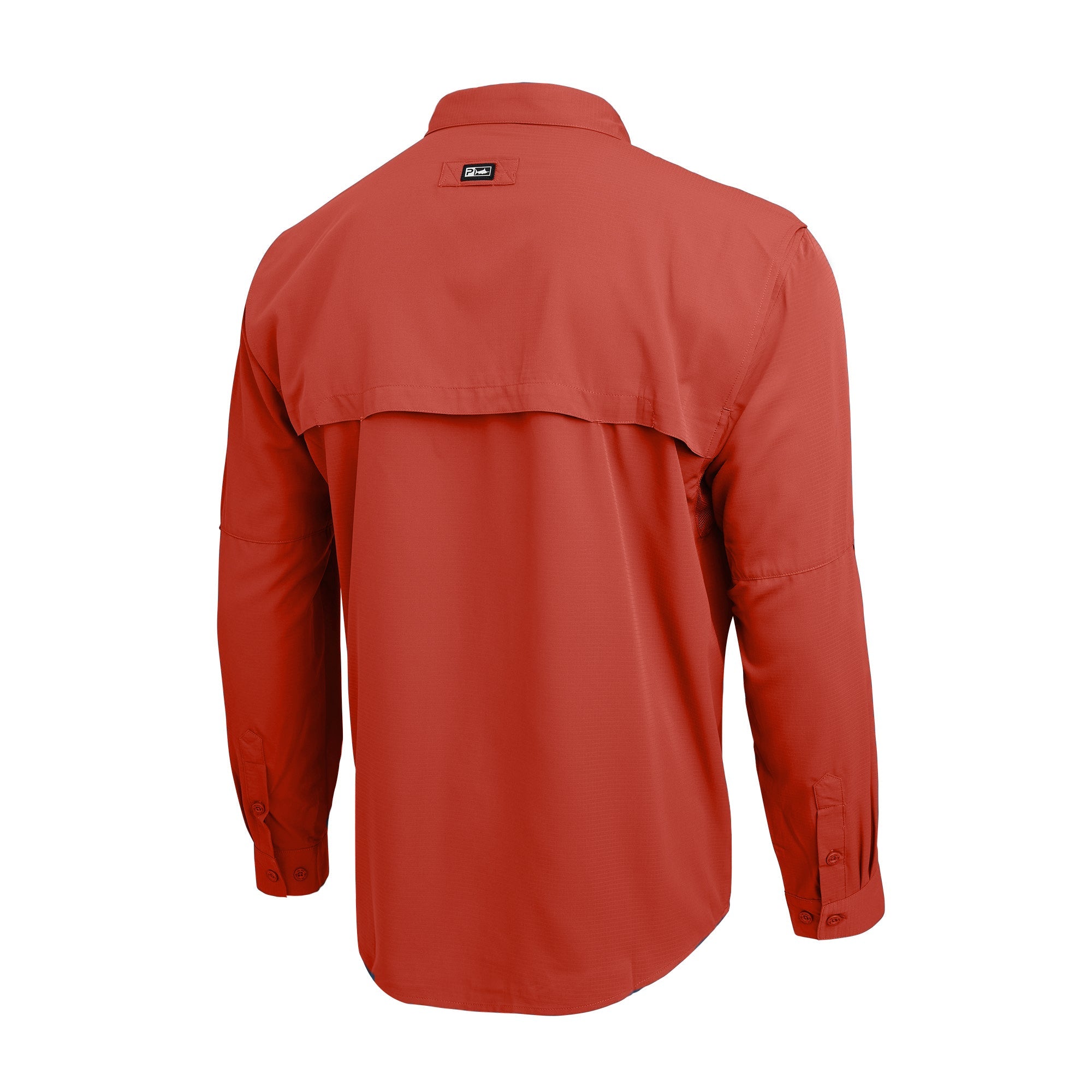 Pelagic Keys L/S Fishing Shirt, Brick – back