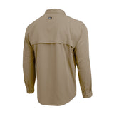 Pelagic Keys L/S Fishing Shirt, Dark Khaki – back