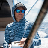 Pelagic Vaportek Hooded - Wahoo Camo - PETROL (9)