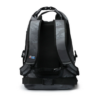 Dry Bag Backpack Brush Camo — back view
